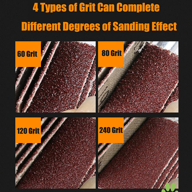 المواد الاستهلاكية للتلميع 60/80/120/240 الحصى العجلة اللاصقة اللاصقة أكسيد الألومنيوم للتلميع طحن 7