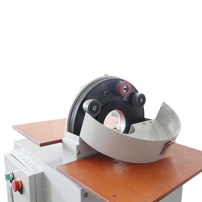 آلة تلميع أنابيب الأنابيب المستديرة بمحرك رئيسي 2.2 كيلو واط وسرعة خطية 17 متر/ثانية لحزام السنفرة 5