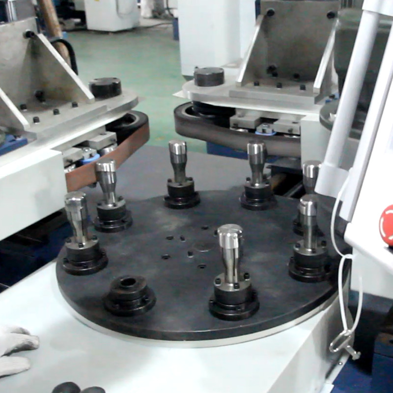 3 grinding heads continuous automatic disc polishing machine wire drawing machine round product surface wire drawing