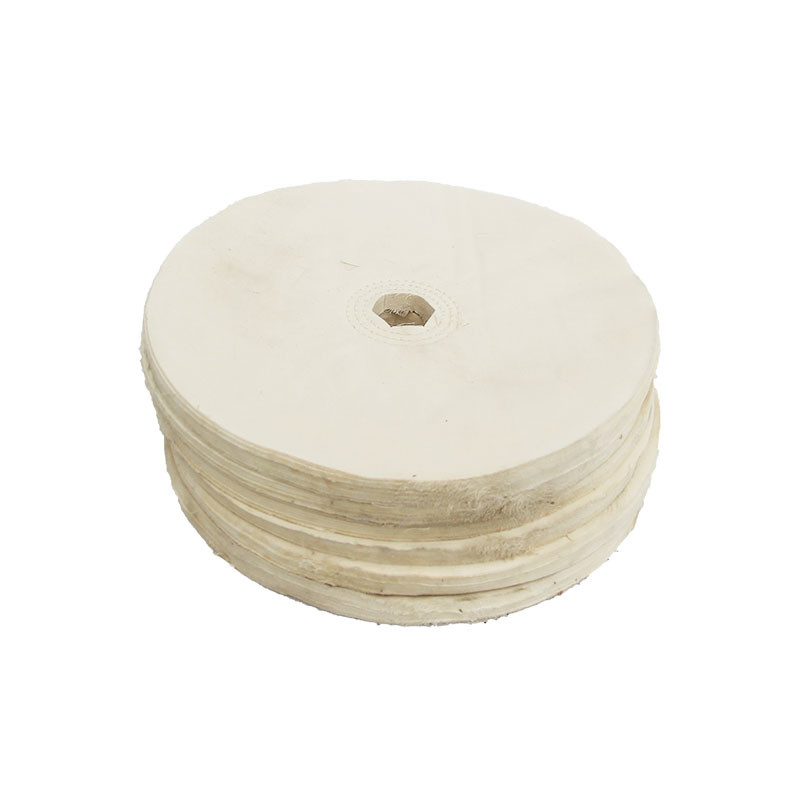 Tableware polishing hardware metal mirror polishing buckle cloth  drift car line polishing white cloth 