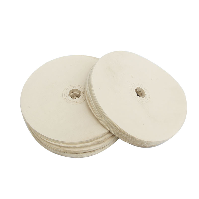 Tableware polishing hardware metal mirror polishing buckle cloth  drift car line polishing white cloth 