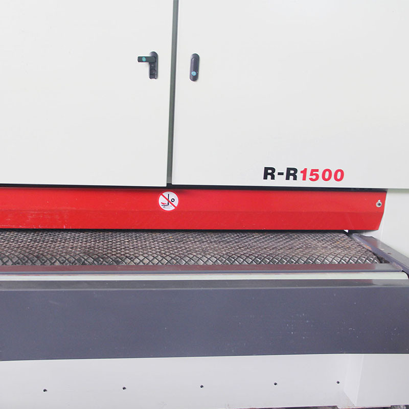 Plasma and Gas Cut parts burr, Slag and Dross Removal Machine wide belt sanding machine