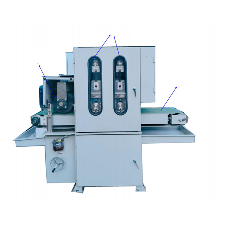 1.5KW محرك فراغ الطاقة آلة التشطيب المعدنية 60mm مع 5.5KW قوة المحرك سوينغ