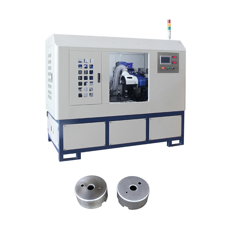 معدن أسطواني أوتوماتيكي معدن أربع محطات قرص CNC المرآة أداة Cnc طحن الكهربائية آلة التلميع للصلب المقاوم للصدأ