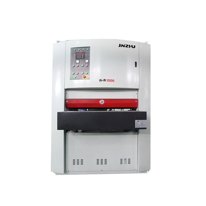 الحزام الرملي الآلي Rr1000mm الشريحة العاملة العريضة المعدن الرملية آلة إزالة الحزام البوليس