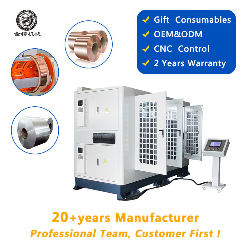 High Power 52kw Heavy Duty 3500kg Metal Coil Polishing Machine with 350mm Processing Width